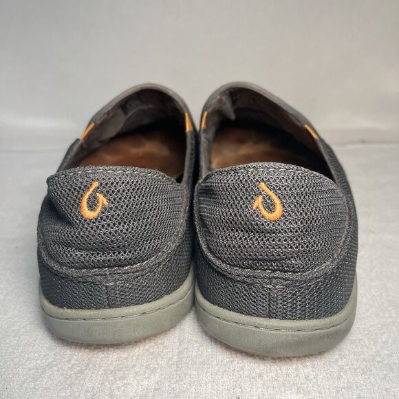 OluKai Nohea Mesh Slip On Sneakers Casual Comfort Shoes Gray Men 8.5 - Picture 4 of 9